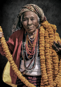 Nepali woman portrait